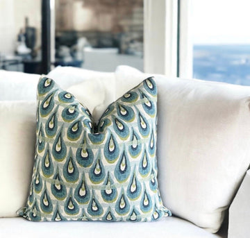 Peacock Throw Pillow Cover