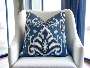 Ikat Martine Indigo Pillow Cover