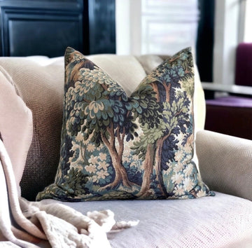 Into the Woods Printed Cotton Pillow Cover