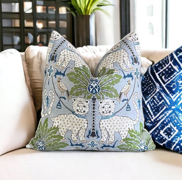 Happy Jaguar Printed Throw Pillow Cover