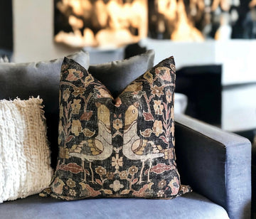 Locanda Duck Teak Double Sided Throw Pillow Cover