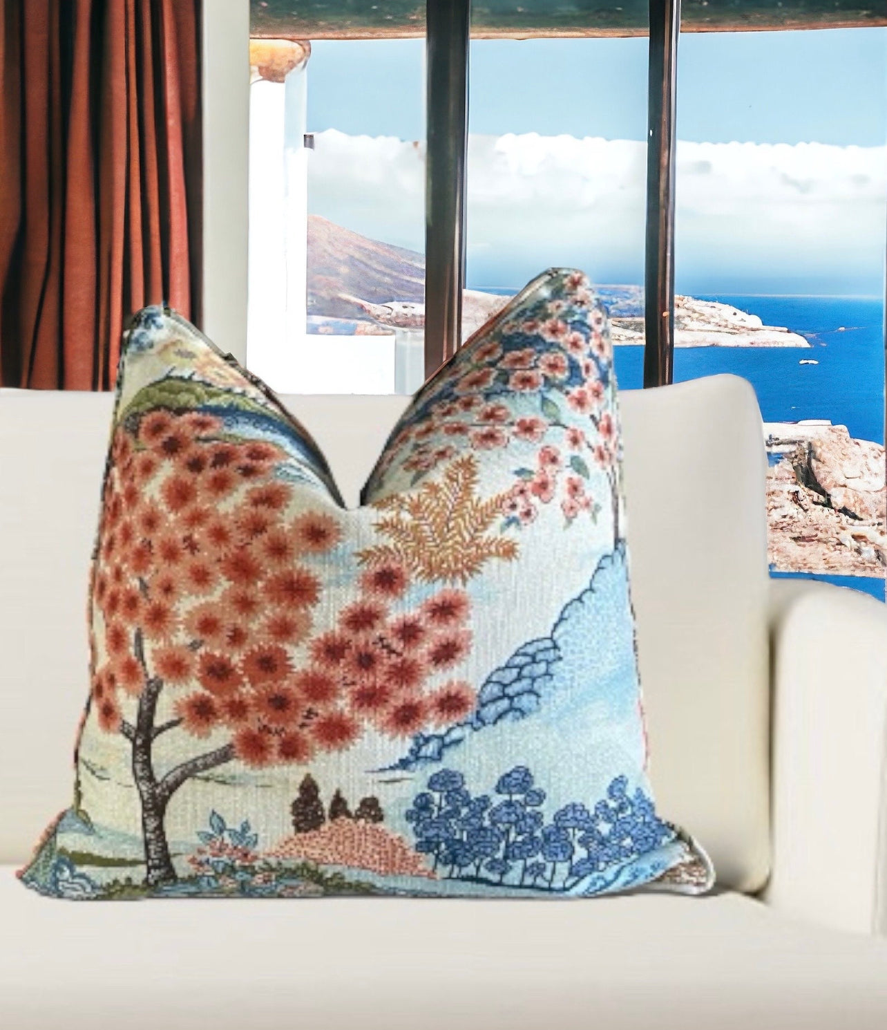 Yuhua Printed Cotton Pillow Cover