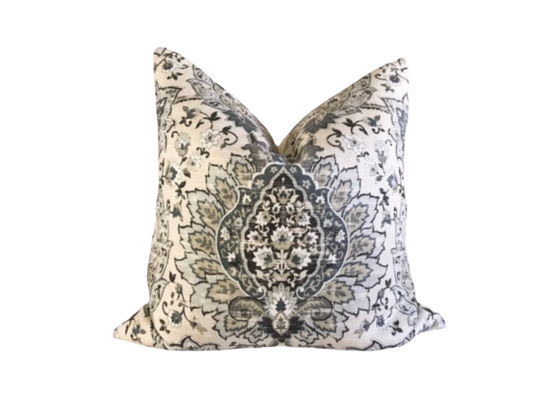Linen Moroccan Pillow Cover